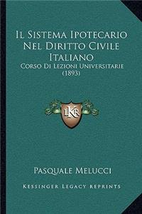 Sistema Ipotecario Nel Diritto Civile Italiano