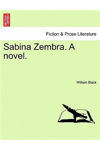 Sabina Zembra. a Novel.