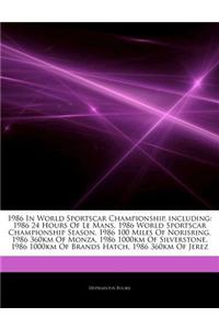 Articles on 1986 in World Sportscar Championship, Including