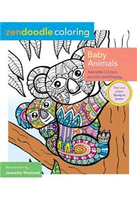 Zendoodle Coloring: Baby Animals