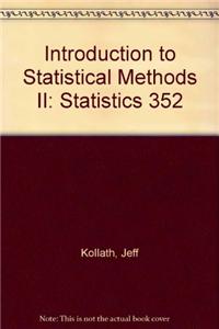 Introduction to Statistical Methods II