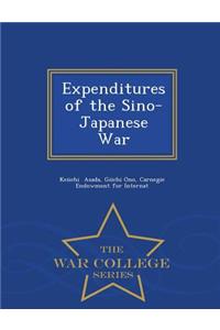 Expenditures of the Sino-Japanese War - War College Series