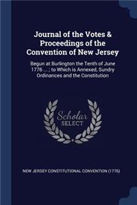 Journal of the Votes & Proceedings of the Convention of New Jersey