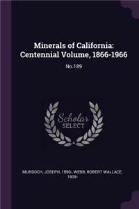 Minerals of California