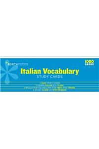 Italian Vocabulary Sparknotes Study Cards