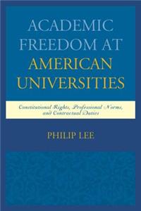 Academic Freedom at American Universities