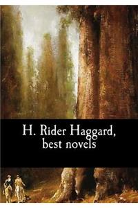 H. Rider Haggard, best novels