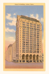 Vintage Journal Santa Fe Building, Dallas, Texas