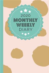 2020 Monthly Weekly Diary