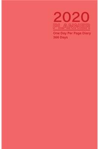 2020 Planner - One Day Per Page Diary 366 Days