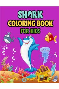 Shark Coloring Book For kids