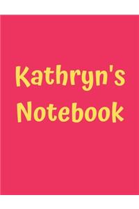 Kathryn's Notebook