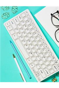 Large Contemporary Teal Planner