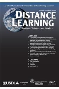 Distance Learning ‐ Volume 13 Issue 4 2016