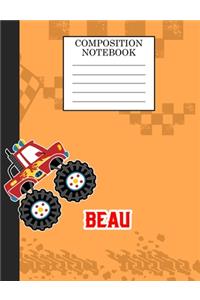 Compostion Notebook Beau