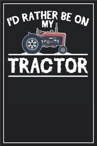 I'd rather be on my Tractor