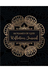 99 Names of God Reflection Journal