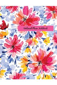 Unlined Plain Notebook