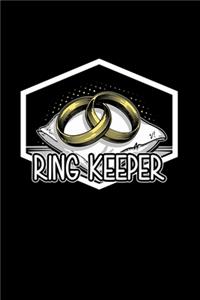 Ring Keeper: Dotted Notizbuch mit Punkteraster A5- Ringträger Ninja Trauzeuge Hochzeit Geschenkidee I Braut Bräutigam Eheringe Geschenk