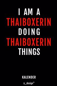 Kalender für Thaiboxer / Thaiboxerin