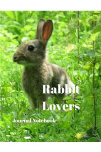 Rabbit Lovers Journal Notebook