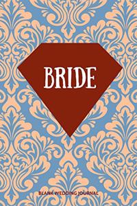 Bride Small Size Blank Journal-Wedding Planner&To-Do List-5.5
