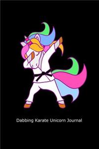 Dabbing Karate Unicorn Journal
