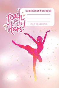 Reach for the Stars Composition Notebook