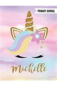 Michelle Unicorn Primary Journal