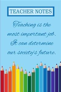 Teacher Notes Lesson Planning Notebook