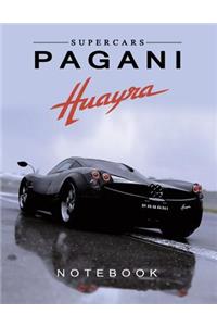 Supercars Pagani Huayra Notebook