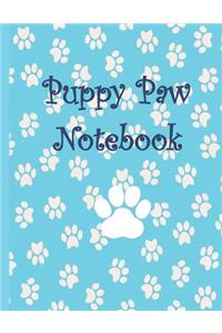 Puppy Paw Notebook