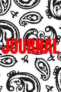 Paisley Background Lined Writing Journal Vol. 6
