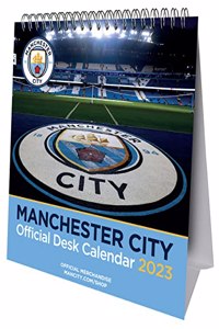 The Manchester City FC 2023 Desk Easel Calendar