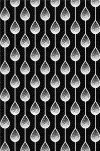 Bullet Journal Notebook Teardrops Pattern 11