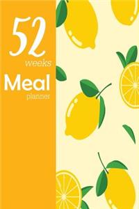 52 weeks meal planner