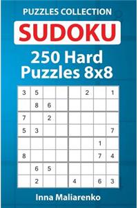 Sudoku - 250 Hard Puzzles 8x8