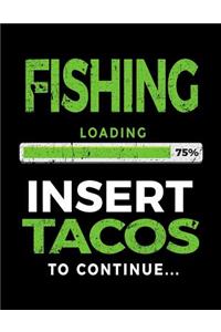 Fishing Loading 75% Insert Tacos To Continue