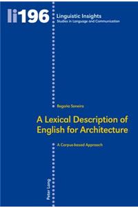 Lexical Description of English for Architecture