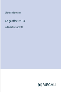 An geöffneter Tür