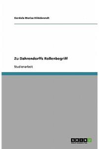 Zu Dahrendorffs Rollenbegriff