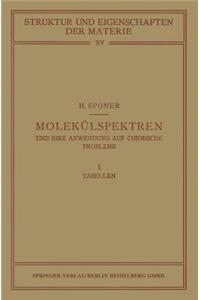 Molekülspektren und ihre Anwendung auf Chemische Probleme