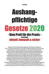 Aushangpflichtige Gesetze 2020 Gesamtausgabe