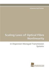 Scaling Laws of Optical Fibre Nonlinearity
