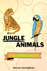 Jungle Animals Coloring Book