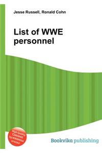 List of Wwe Personnel