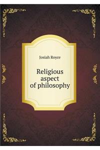 Religious Aspect of Philosophy