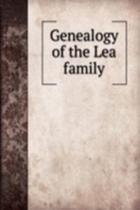Genealogy of the Lea family