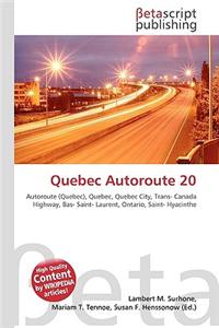 Quebec Autoroute 20