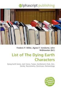 List of the Dying Earth Characters